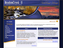 Tablet Screenshot of meadowcreek2hoa.com